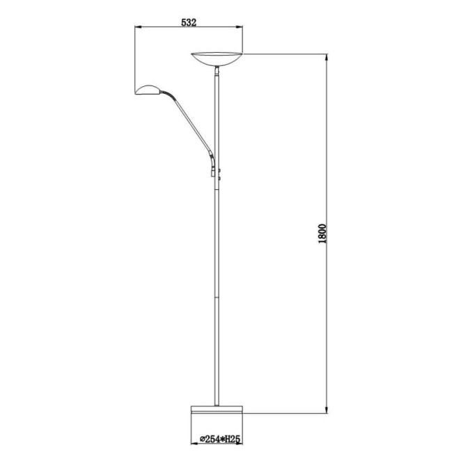 Торшер Lucide Zenith 19791/24/30 Торшер Lucide Zenith 19791/24/30