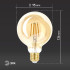 Лампа светодиодная Эра E27 7W 2400K F-LED G95-7W-824-E27 gold Б0047662