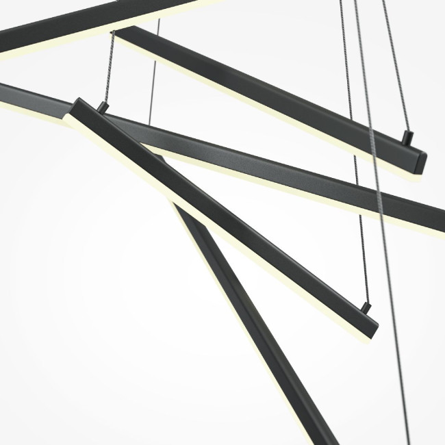 Каскадная люстра Maytoni Line MOD016PL-L96BK Каскадная люстра Maytoni Line MOD016PL-L96BK