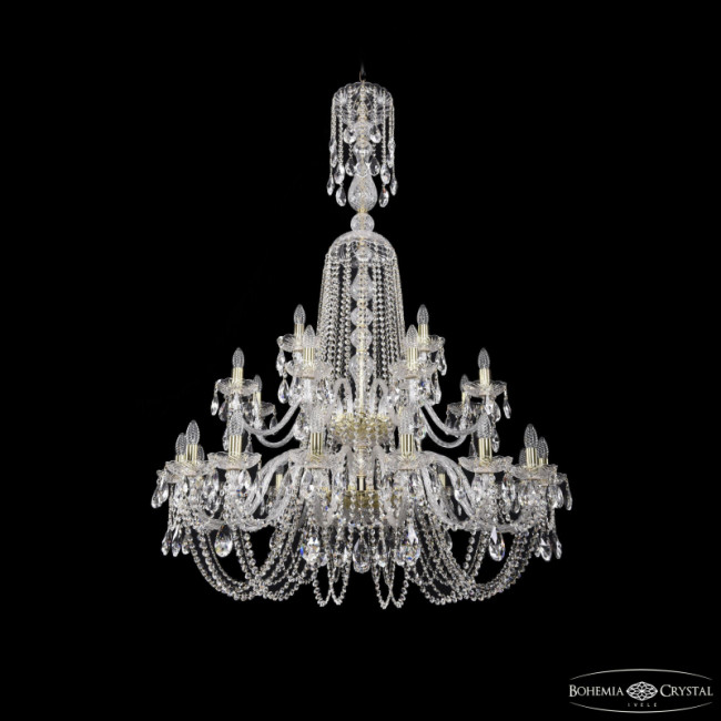Подвесная люстра Bohemia Ivele Crystal 1402/16+8+4/400/XL-160/2d G
