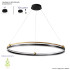 Подвесная люстра Crystal Lux FERNANDO SP88W LED BLACK/GOLD