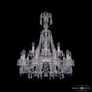 Подвесная люстра Bohemia Ivele Crystal 1403/10+5/240/XL-80 G