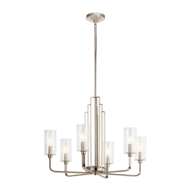 Люстра на штанге Kichler Kimrose QN-KIMROSE6-PN