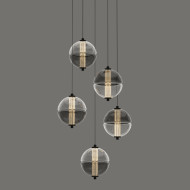 Подвесной светильник MD24022079-5A black/smoky Подвесной светильник MD24022079-5A black/smoky