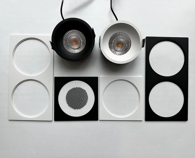 Встраиваемый светильник Italline IT08-8032 black 4000K