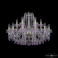 Подвесная люстра Bohemia Ivele Crystal 1410/12+6/300 G V7010