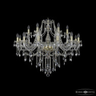 Подвесная люстра Bohemia Ivele Crystal 1415/12+6/360 G