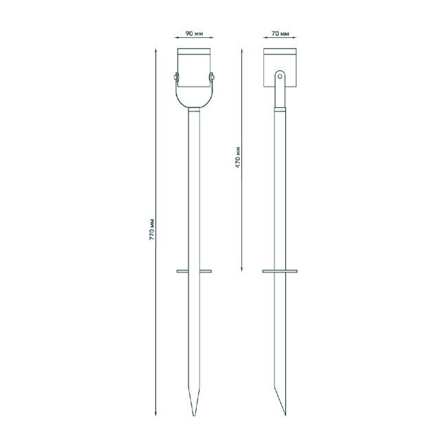 Ландшафтный светильник Gauss Sonata GD155