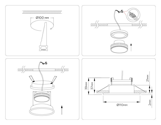 Встраиваемый светильник Ambrella Light Techno spot GX Standard tech TN51823 Встраиваемый светильник Ambrella Light Techno spot GX Standard tech TN51823