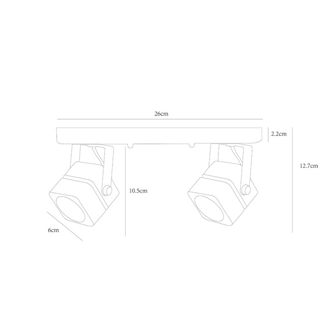 Спот Arte Lamp Misam A1315PL-2BK Спот Arte Lamp Misam A1315PL-2BK
