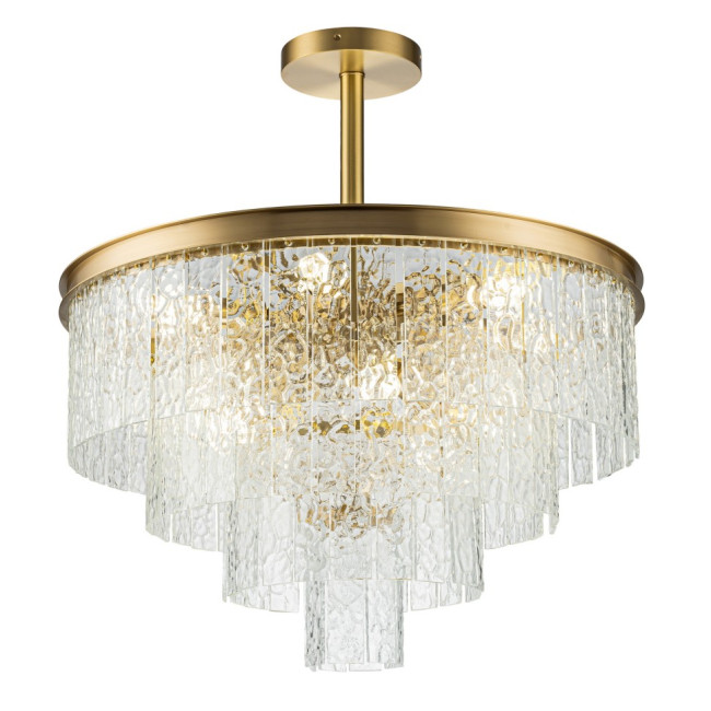 Люстра на штанге Belfast Harland 6308-6 BR CL