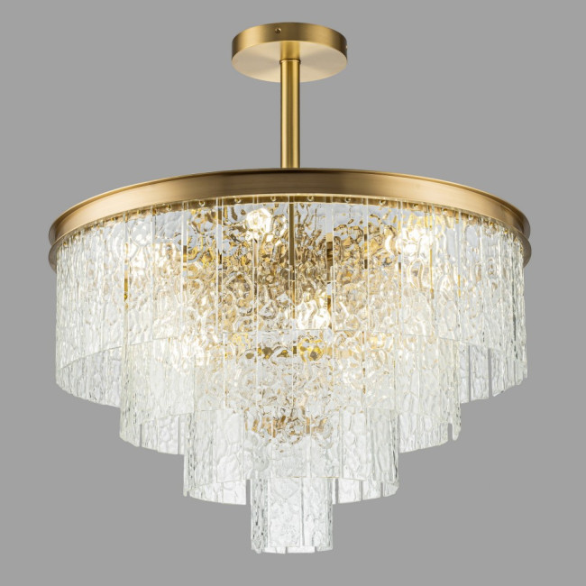 Люстра на штанге Belfast Harland 6308-6 BR CL