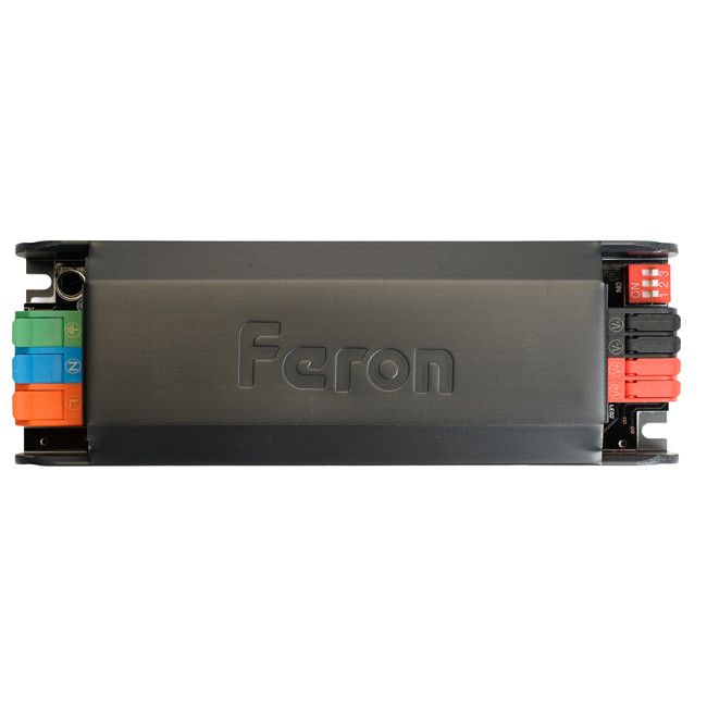 Трансформатор для светодиодной ленты с плавным пуском и диммированием Feron LB004 100W 24V IP20 52124