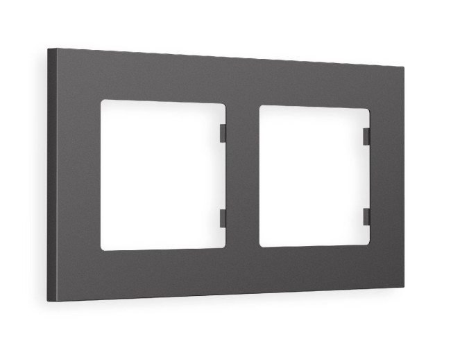 Рамка двухместная Ambrella Volt Qubi AF250652 Рамка двухместная Ambrella Volt Qubi AF250652