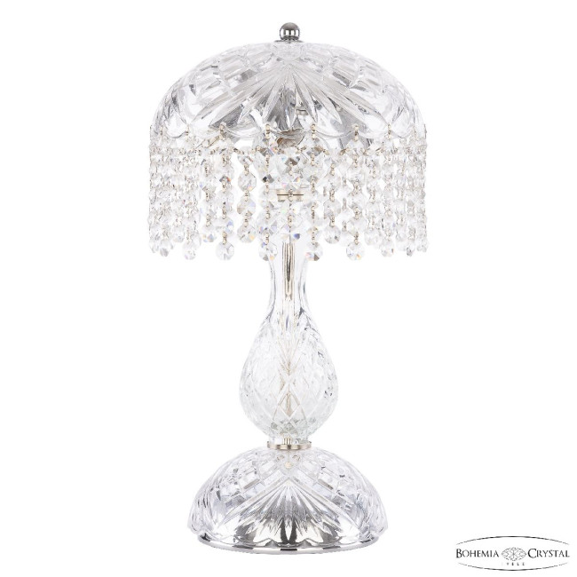 Настольная лампа Bohemia Ivele Crystal 14781L1/22 Ni R Настольная лампа Bohemia Ivele Crystal 14781L1/22 Ni R