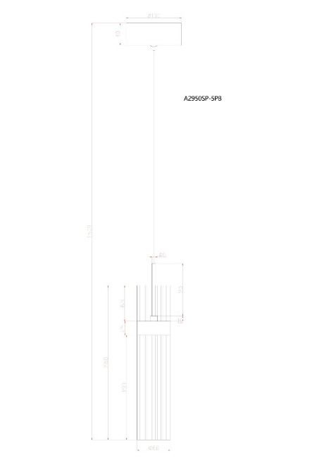 Подвесной светильник Arte Lamp Misty A2950SP-5PB Подвесной светильник Arte Lamp Misty A2950SP-5PB