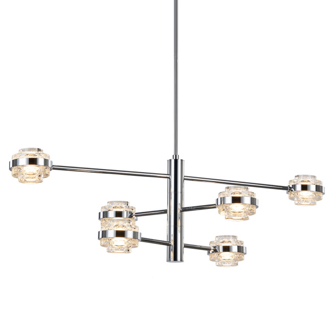 Люстра MX22030002-6A chrome/clear Люстра MX22030002-6A chrome/clear