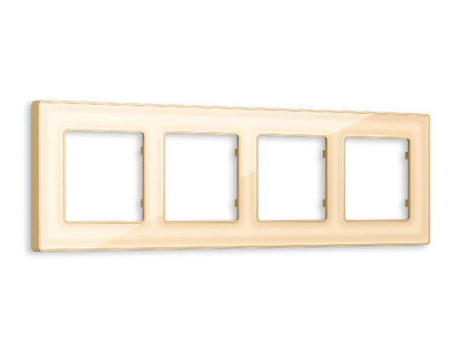 Рамка четырехместная Ambrella Volt Arctic AF580604 Рамка четырехместная Ambrella Volt Arctic AF580604