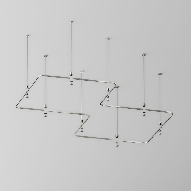 Радиусный коннектор Maytoni Flarity TRX154-RC80-PT Радиусный коннектор Maytoni Flarity TRX154-RC80-PT