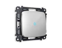 Комплект механизма 1-кл проходного выключателя с подсветкой Ambrella Volt Omega MO402040