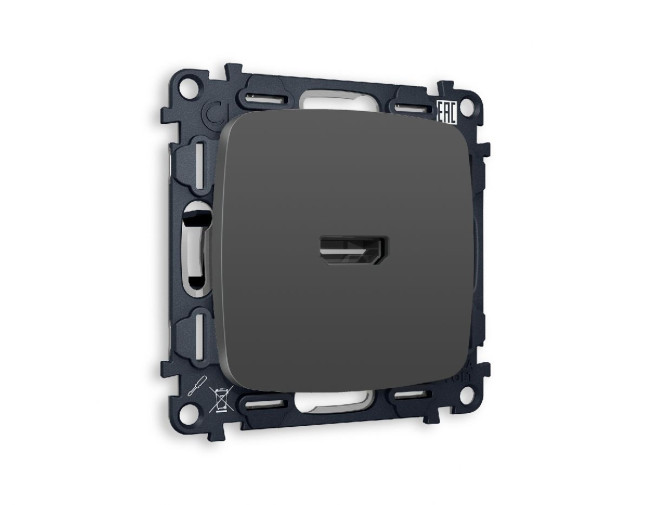 Комплект механизма розетки HDMI 2.0 40V/500mA 2.0GHz 5-18Gbit/s Ambrella Volt Omega MO914010 Комплект механизма розетки HDMI 2.0 40V/500mA 2.0GHz 5-18Gbit/s Ambrella Volt Omega MO914010