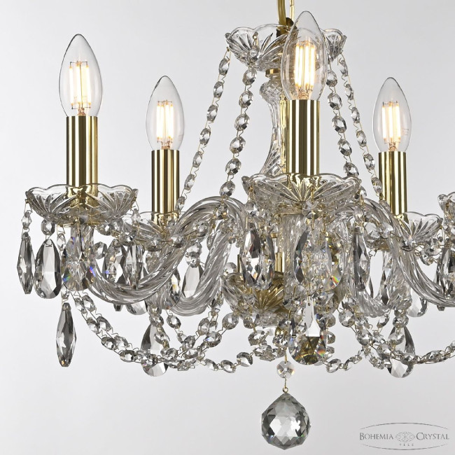 Подвесная люстра Bohemia Ivele Crystal 101/5/141 G Подвесная люстра Bohemia Ivele Crystal 101/5/141 G