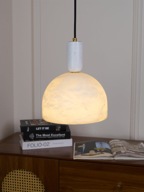 Подвесной светильник 8992P gold/white