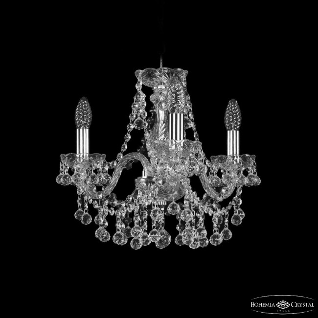 Подвесная люстра Bohemia Ivele Crystal 1409/3/141 Ni Подвесная люстра Bohemia Ivele Crystal 1409/3/141 Ni