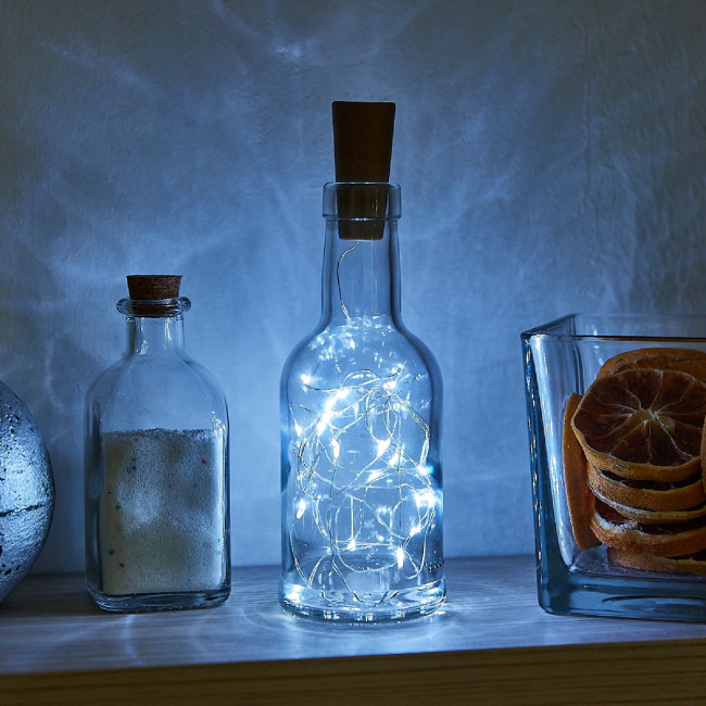 Гирлянда Uniel ULD-S0200-020/SСR/3LR WHITE IP20 WINESTOPPER UL-00010902