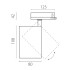 Трековый трехфазный светильник Quattro LED 36G с адаптером Lightstar Alta Base A5336QT36G Трековый трехфазный светильник Quattro LED 36G с адаптером Lightstar Alta Base A5336QT36G