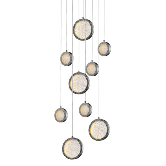 Подвесной светильник Delight Collection Bottega P98014M-9 polished nickel Подвесной светильник Delight Collection Bottega P98014M-9 polished nickel