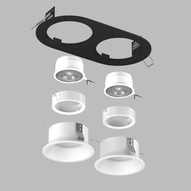 Встраиваемый светильник Lightstar Domino (214657+214606+214606+214006+214006) D6570606WMOD Встраиваемый светильник Lightstar Domino (214657+214606+214606+214006+214006) D6570606WMOD