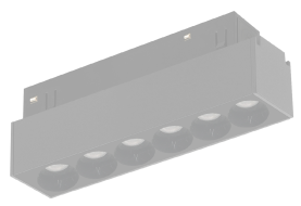 Трековый магнитный светильник iLedex Vision 4822-002-L120-6W-38DG-4000K-BK