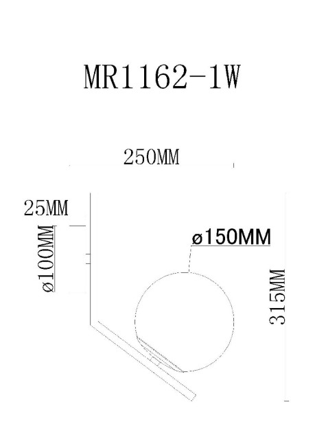 Бра MyFar Pierre MR1162-1W Бра MyFar Pierre MR1162-1W