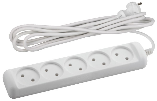 Удлинитель электрический Эра U-5-5m-2x1 Б0028365 Удлинитель электрический Эра U-5-5m-2x1 Б0028365