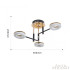 Потолочная люстра Arte Milano Ferrara 272999/3 BK/GD Потолочная люстра Arte Milano Ferrara 272999/3 BK/GD