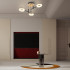 Потолочная люстра Arte Milano Ferrara 272999/3 BK/GD Потолочная люстра Arte Milano Ferrara 272999/3 BK/GD
