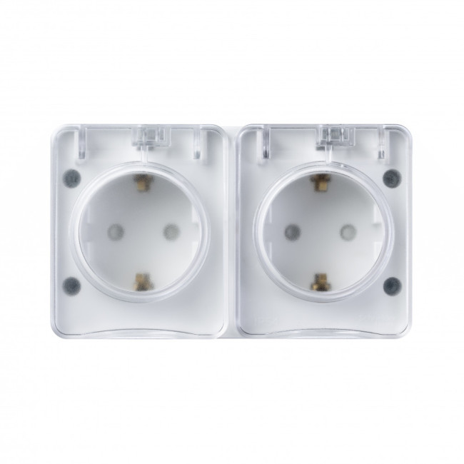 Розетка 2-ая с/з со шт., 16А 250B IP54 Systeme Electric AtlasDesign Profi54 ATN540126 Розетка 2-ая с/з со шт., 16А 250B IP54 Systeme Electric AtlasDesign Profi54 ATN540126