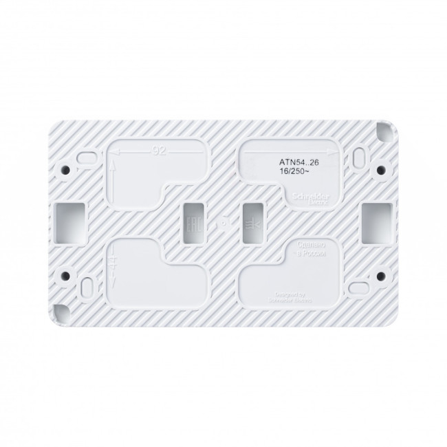 Розетка 2-ая с/з со шт., 16А 250B IP54 Systeme Electric AtlasDesign Profi54 ATN540126 Розетка 2-ая с/з со шт., 16А 250B IP54 Systeme Electric AtlasDesign Profi54 ATN540126