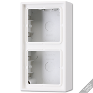 Коробка двухместная Jung LS582ASW