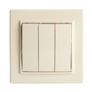 Выключатель 3-клавишный Stekker Эрна 39923 Выключатель 3-клавишный Stekker Эрна 39923