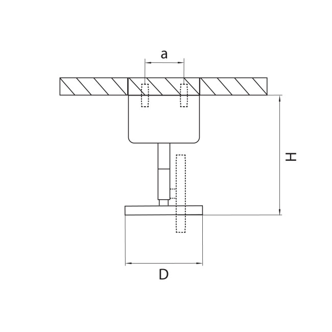 Основание для светильника Lightstar Rullo 590010 Основание для светильника Lightstar Rullo 590010