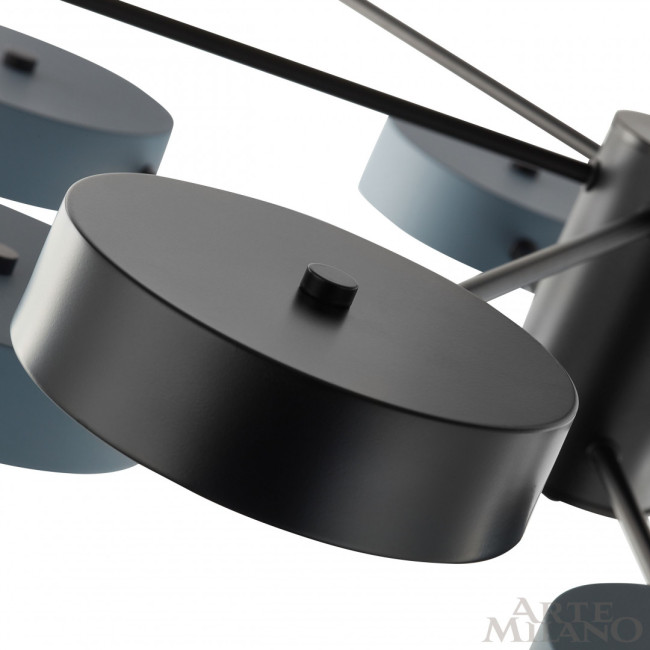 Люстра на штанге Arte Milano Ferrara 250906/12B Bk/Gr