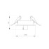 Чаша потолочная встраиваемая Arlight SPX-CANOPY-R90-C4 (WH) 046006