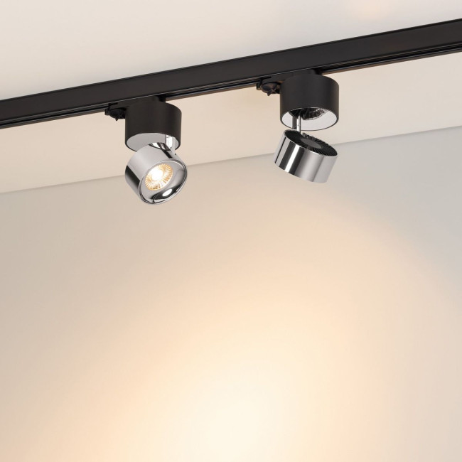 Трековый трехфазный светильник Arlight SP-PLURIO-TRACK-4TR-R77-9W Warm3000 038125 Трековый трехфазный светильник Arlight SP-PLURIO-TRACK-4TR-R77-9W Warm3000 038125