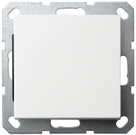 Накладка-заглушка Jasmart белый глянцевый в комплекте с суппортом G8001W