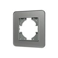 Рамка стеклянная на 1 пост Arlight FRM-OMALI-GS-1-GR 049665
