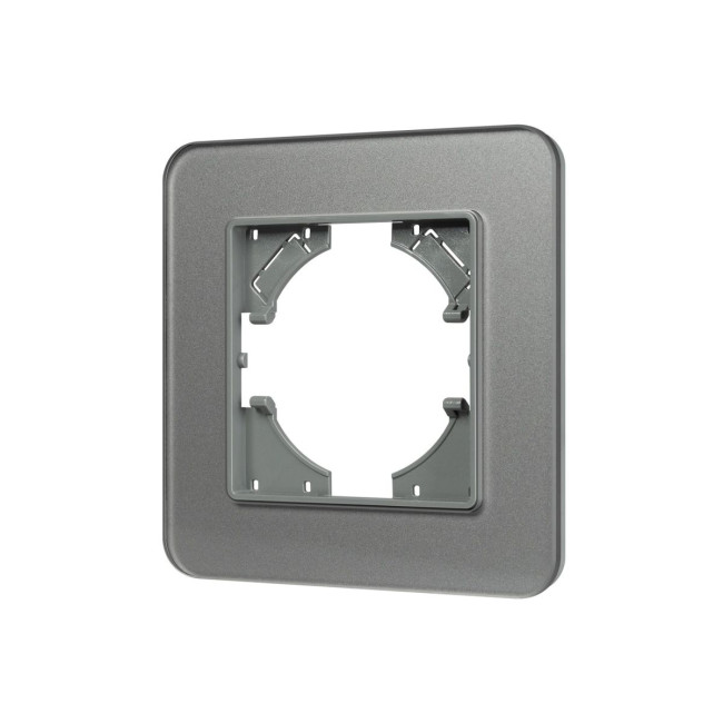 Рамка стеклянная на 1 пост Arlight FRM-OMALI-GS-1-GR 049665