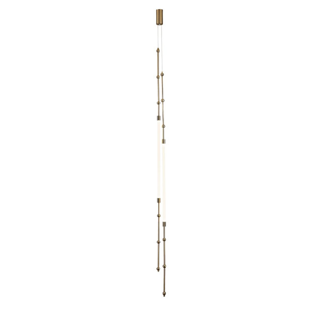 Подвесная люстра Indigo Corda 14010/2P Brass V000063L Подвесная люстра Indigo Corda 14010/2P Brass V000063L