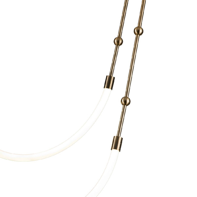 Подвесная люстра Indigo Corda 14010/2P Brass V000063L Подвесная люстра Indigo Corda 14010/2P Brass V000063L
